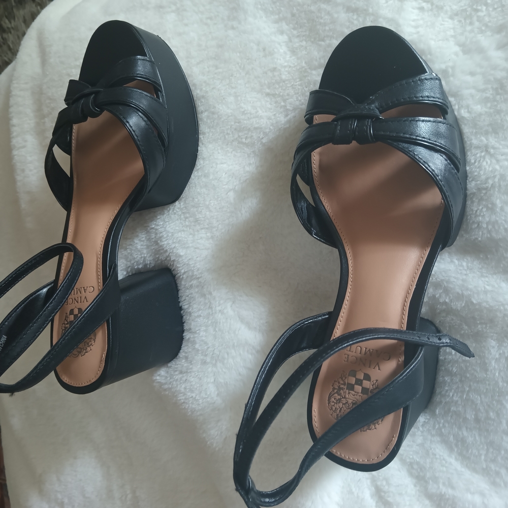 Vince Camuto Black Heels with Slingback Design New Never Used